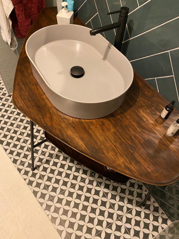 Roys Ahşap 243 Özel İmalat Modern Banyo Ünitesi