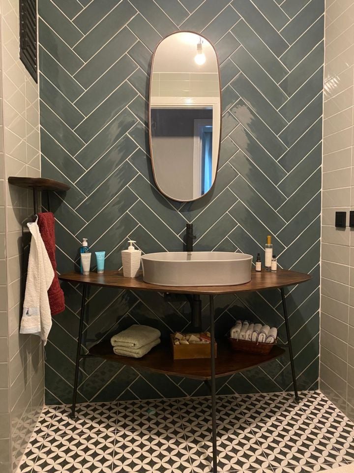 Roys Ahşap 243 Özel İmalat Modern Banyo Ünitesi