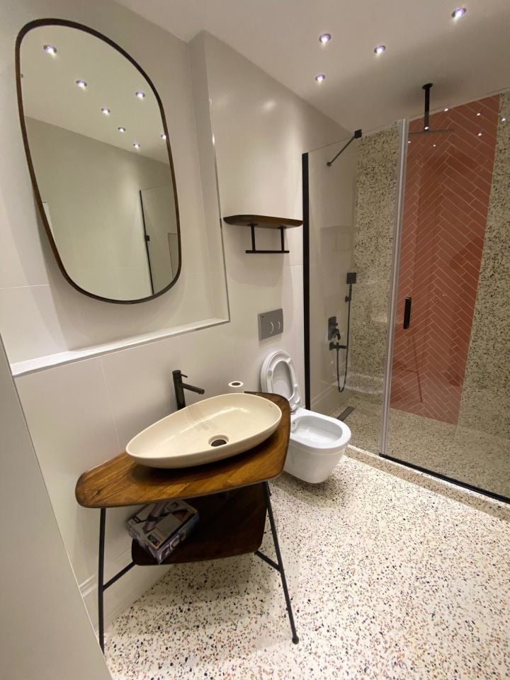Roys Ahşap 243 Özel İmalat Modern Banyo Ünitesi