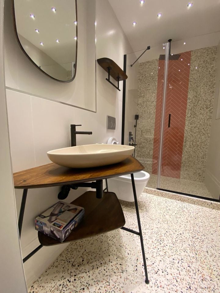 Roys Ahşap 243 Özel İmalat Modern Banyo Ünitesi