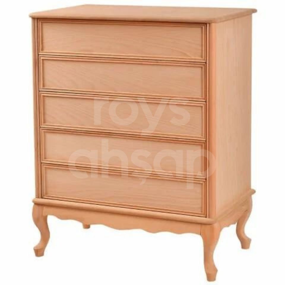 Roys Ahşap 3624 Masif Ham King Şifonyer