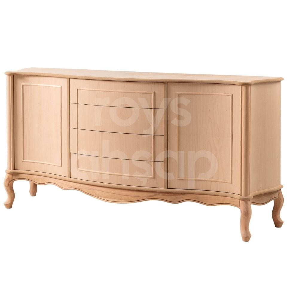 Roys Ahşap 4130 Masif Ham 190 Cm Gold Konsol