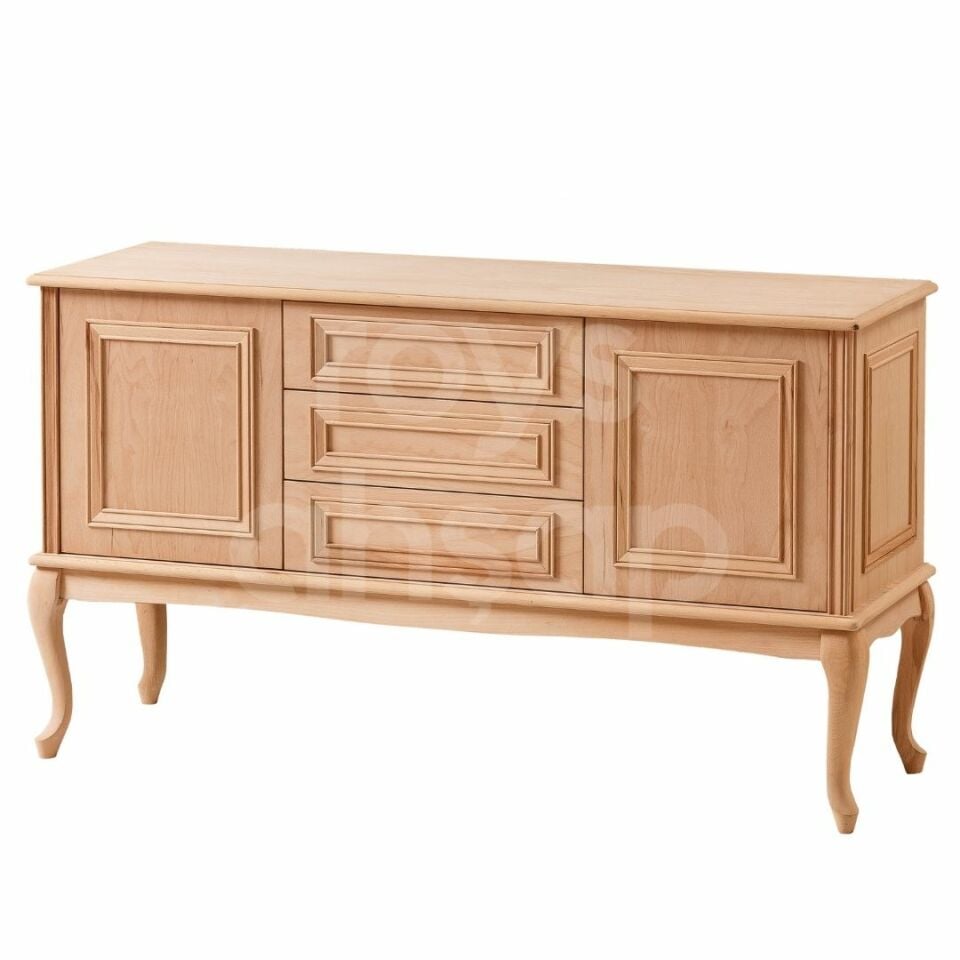 Roys Ahşap 4134 Masif Ham 150 Cm Dolaplı Konsol