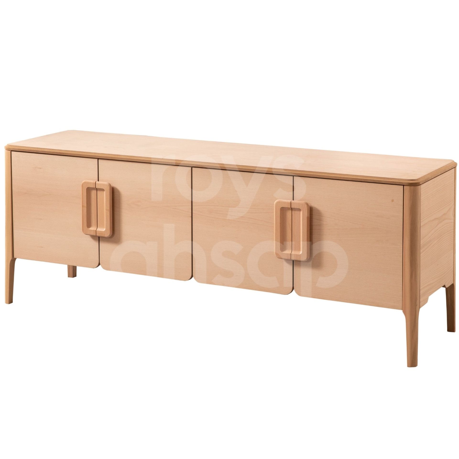 Roys Ahşap 4517 Masif Ham 160 Cm Soft Tv Ünitesi