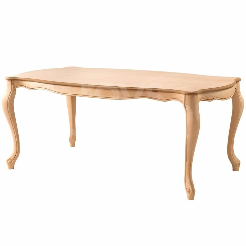 Roys Ahşap 5115 Masif Ham 200 Cm Gold Sabit Yemek Masası