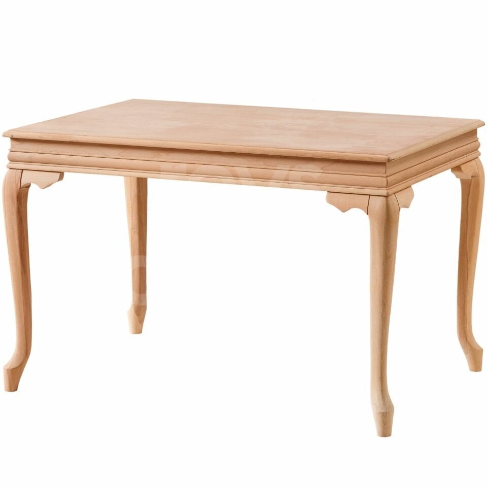 Roys Ahşap 5148 Masif Ham 120 Cm Lükens Sabit Yemek Masası
