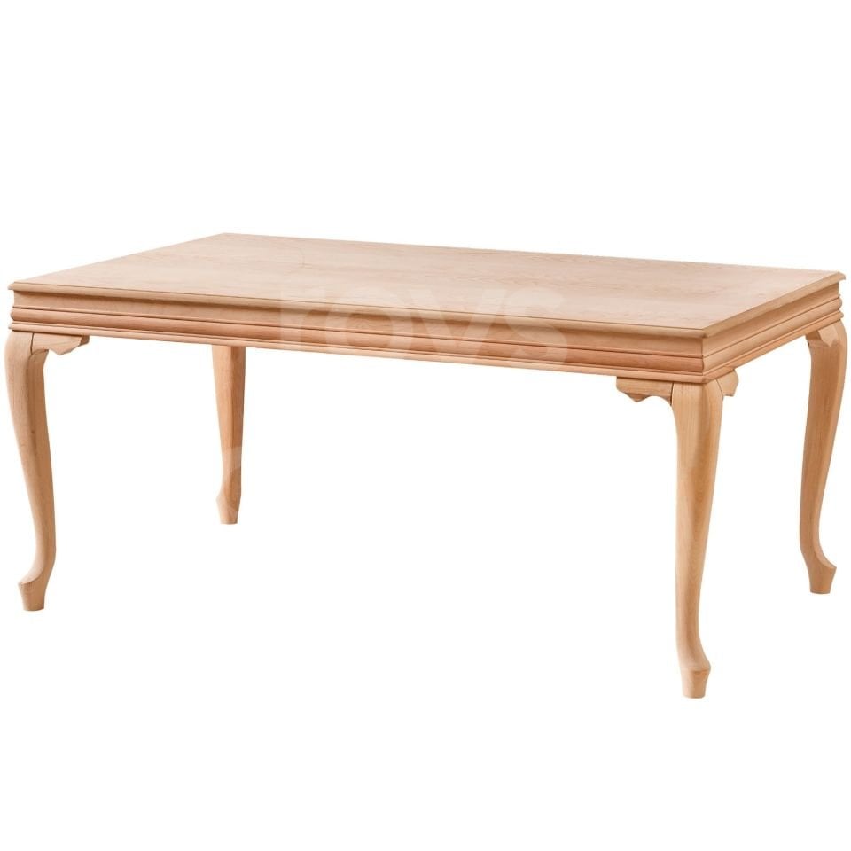 Roys Ahşap 5150 Masif Ham 170 Cm Lükens Sabit Yemek Masası