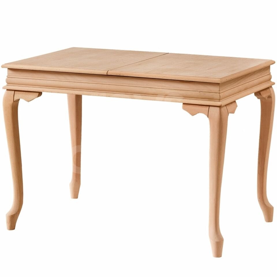Roys Ahşap 5151 Masif Ham 110 Cm Lükens İlaveli Yemek Masası