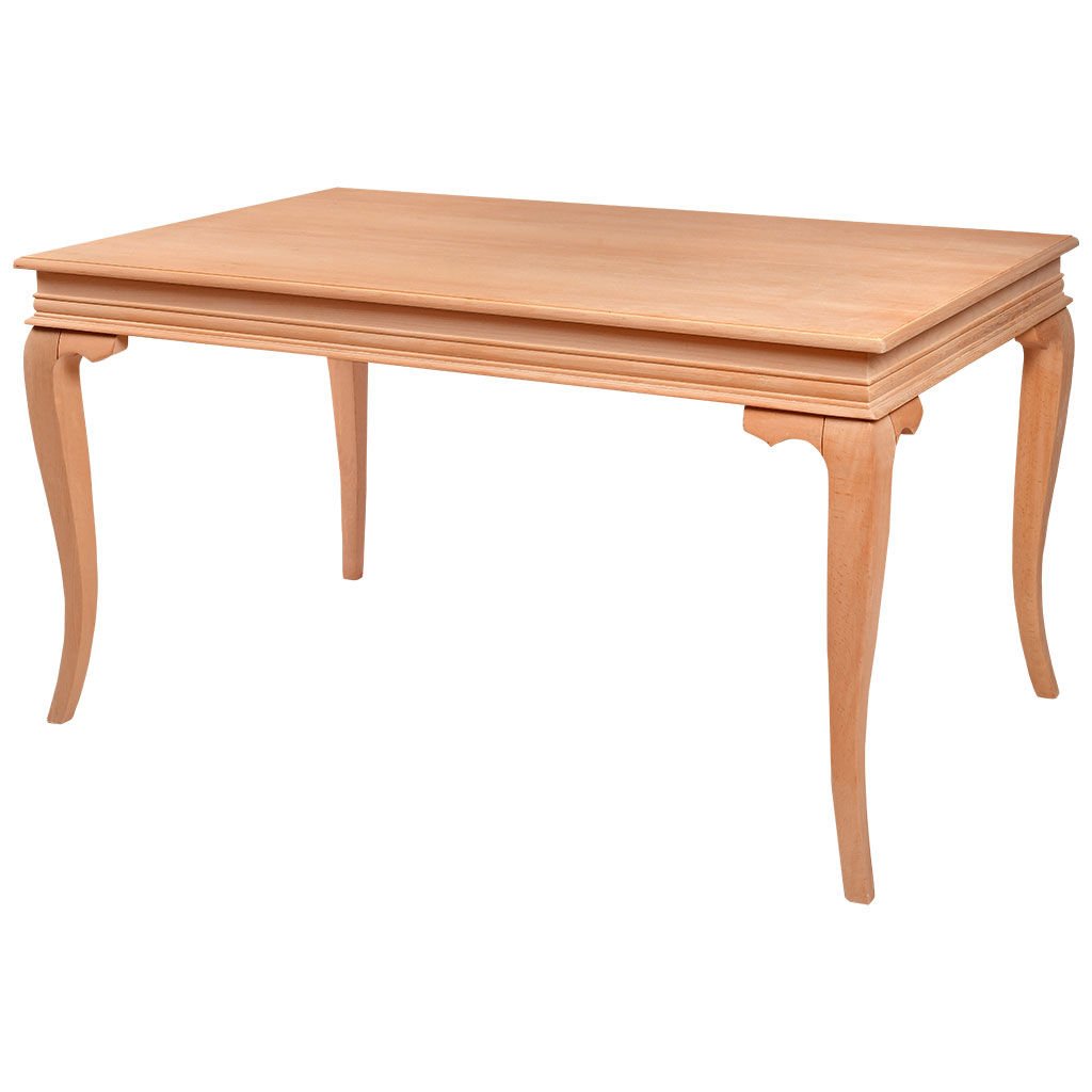 Roys Ahşap 5157 Masif Ham 140 Cm Rustik Sabit Yemek Masası