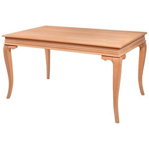 Roys Ahşap 5157 Masif Ham 140 Cm Rustik Sabit Yemek Masası