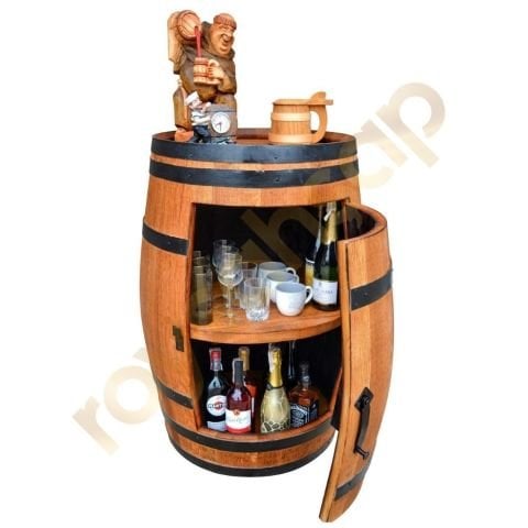 Бар бочка - стол декоративный Wine barrel furniture, Barrel furniture, Wine barr
