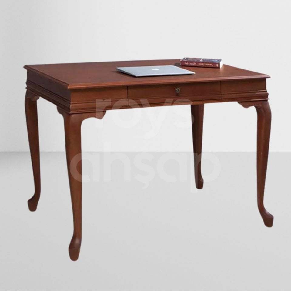 Roys Ahşap 5215 Ceviz 110 Cm Çekmeceli Lükens Ofis Çalışma Masası