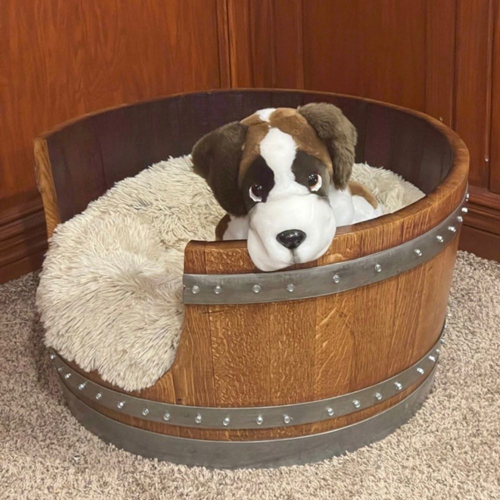 Oak dog bed top
