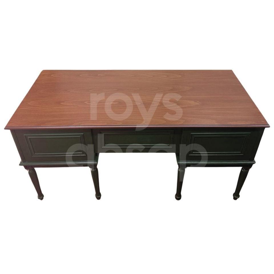 Roys Ahşap 5258 Yeşil Üstü Açık Ceviz 160 Cm Madolyon Çalışma Masası
