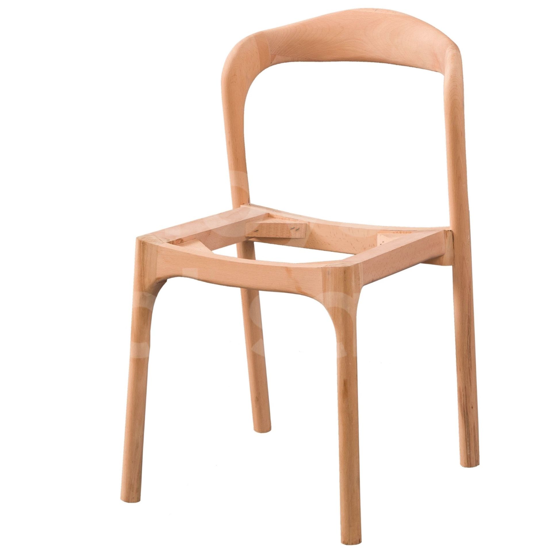 Roys Ahşap 5893 Masif Ham Eğin Sandalye