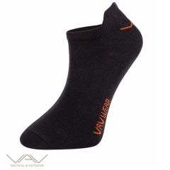 VAV Pod01 Kulaklı Erkek Patik Çorap Siyah 43-46