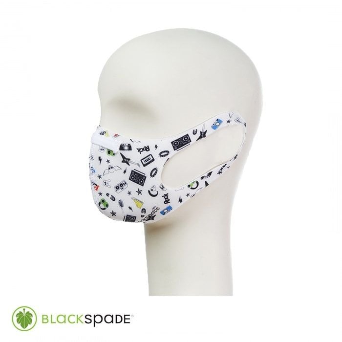 BLACKSPADE Çocuk Koruyucu Maske Müzik Desen S2