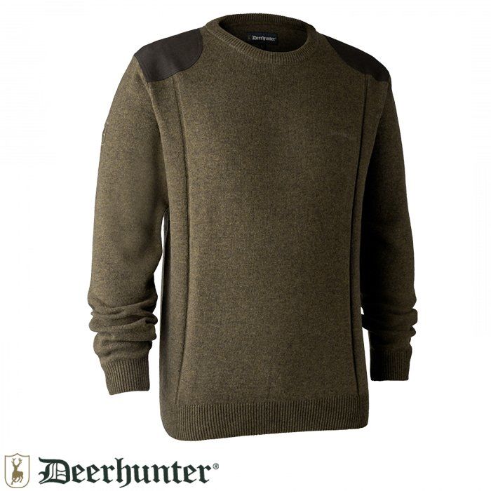 DEERHUNTER Sheffield Knit Yeşil Kazak M