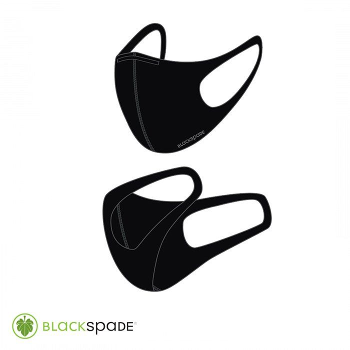 BLACKSPADE Çocuk Koruyucu Maske Siyah S1