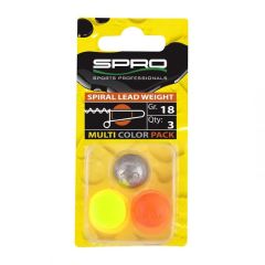 D. SPRO Spiral Weight Sasi Kurşunu 18GR Assorti1/3