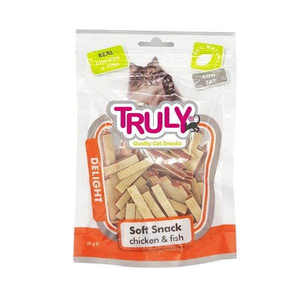 TRULY YUMUŞAK KEDİ ÖDÜL TAVUK-BALIK SANDWİCH 50 GR