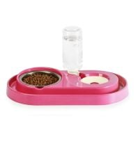 HAZNELİ ÇELİK TASLI MAMA VE SU KABI 500 ML