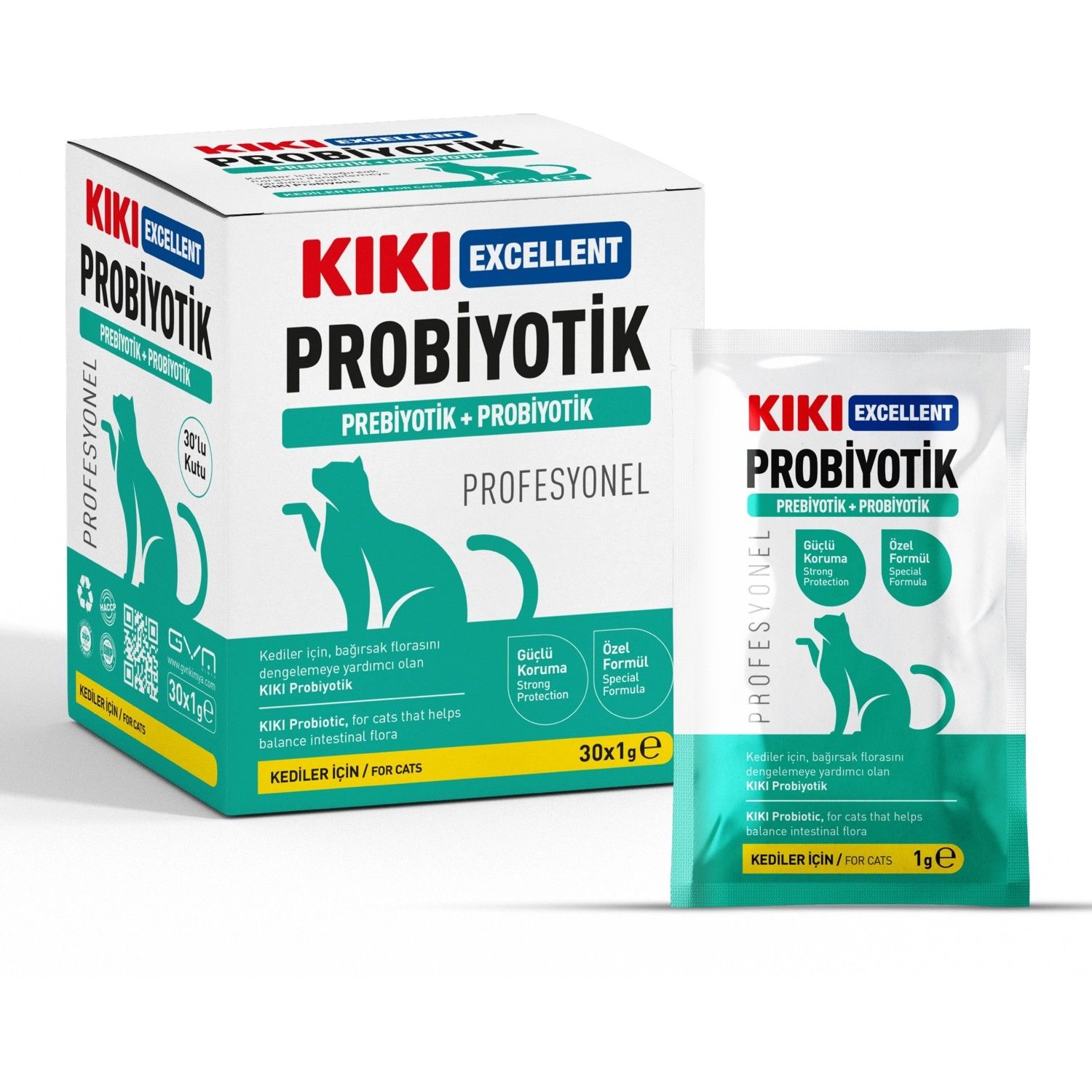 KİKİ EXCELLENT KEDİ PROBİYOTİK SAŞE 1 GR