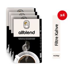 AllBlend Filtre Kahve 250 gr. x 4 Adet