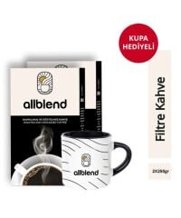 AllBlend Filtre Kahve 250 gr. x 2 Adet (kupa hediyeli)