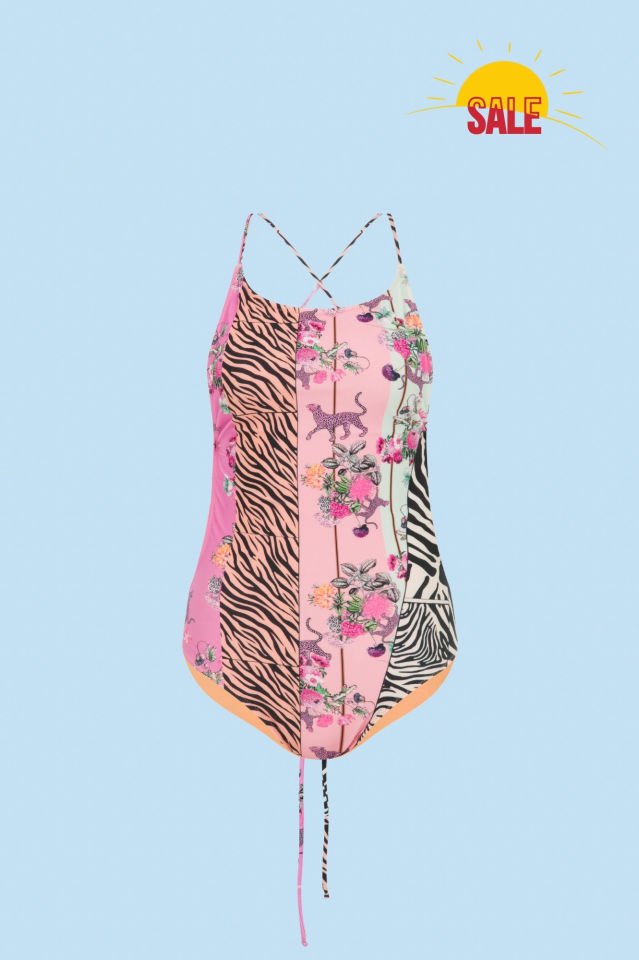 Mint Flower Swimsuit