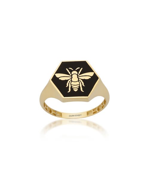 Bee Mine Koleksiyonu Altın Arı Yüzük