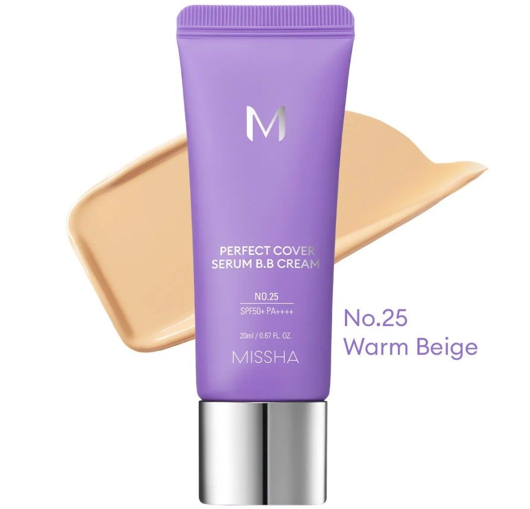 MISSHA M PERFECT COVER SERUM BB CREAM 25 WARM BEIGE 20ML