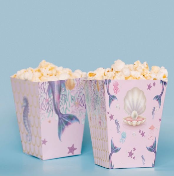 Denizkızı Konseptli Pop Corn Kutusu