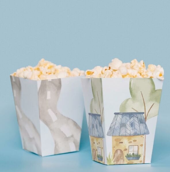 Araba Temalı Pop Corn Kutusu