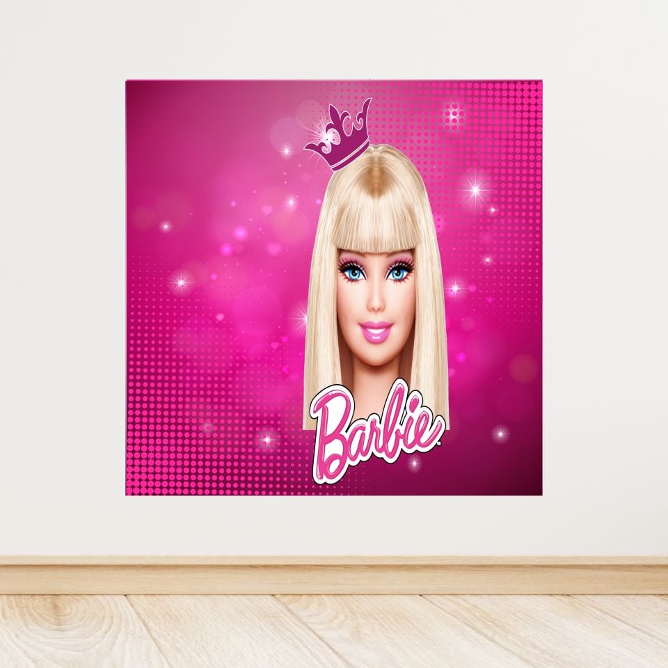 Barbie Temalı Doğum Günü Afişi