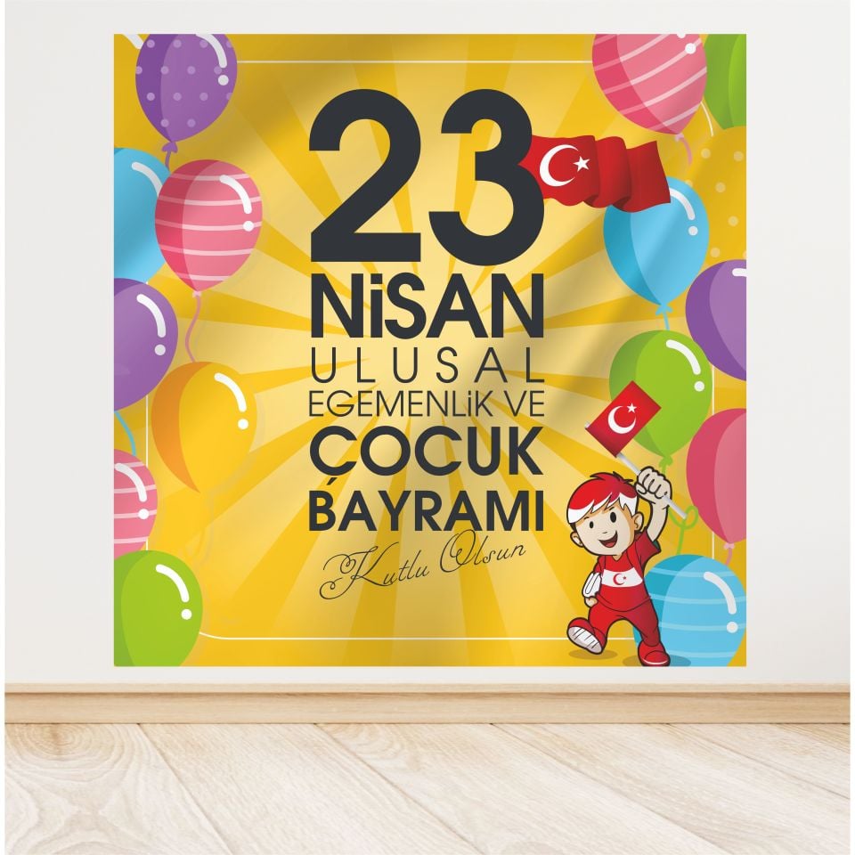 23 Nisan Temalı Afiş