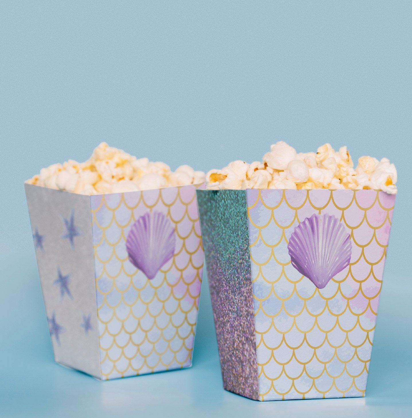 Denizkızı Konseptli Pop Corn Kutusu
