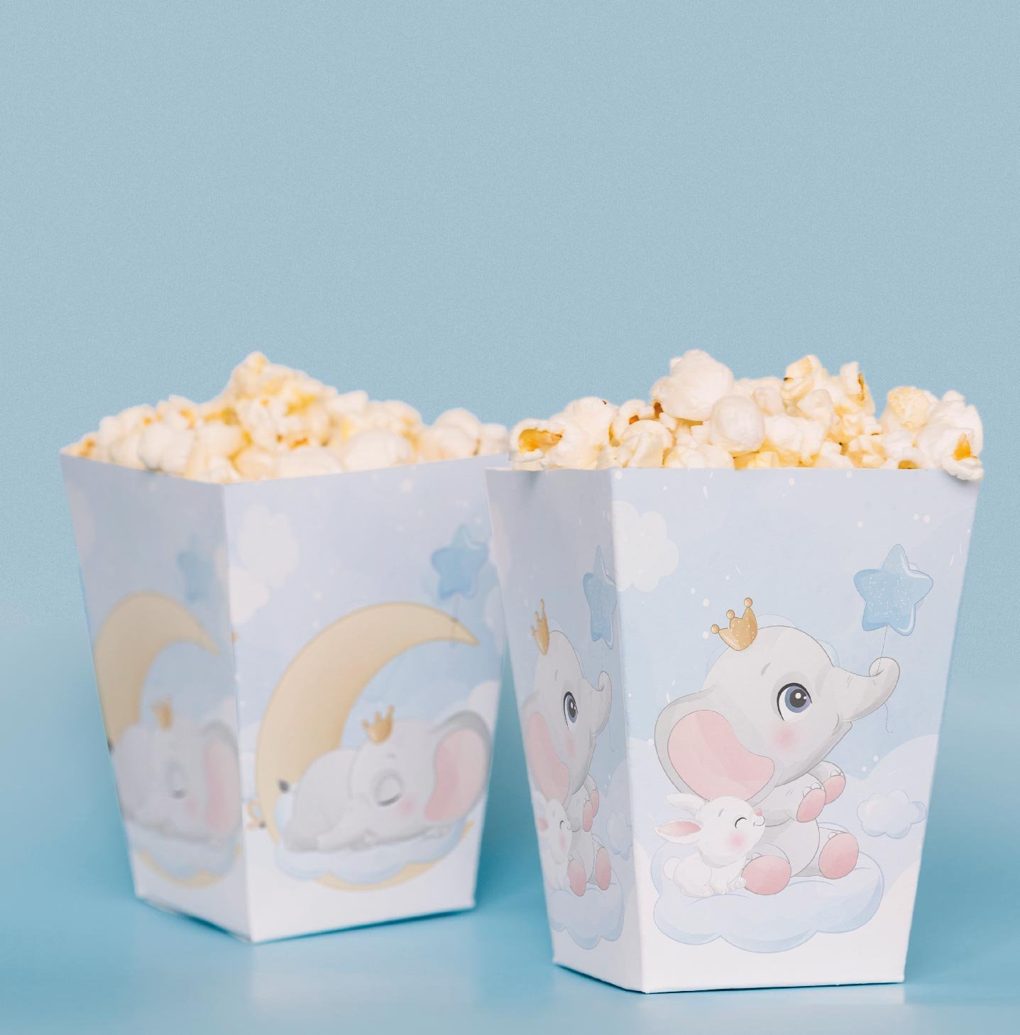 Fil Temalı Pop Corn Kutusu
