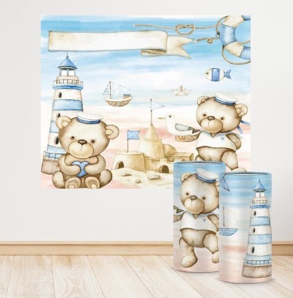 Denizci Ayıcık Konseptli Mini 4 Paket