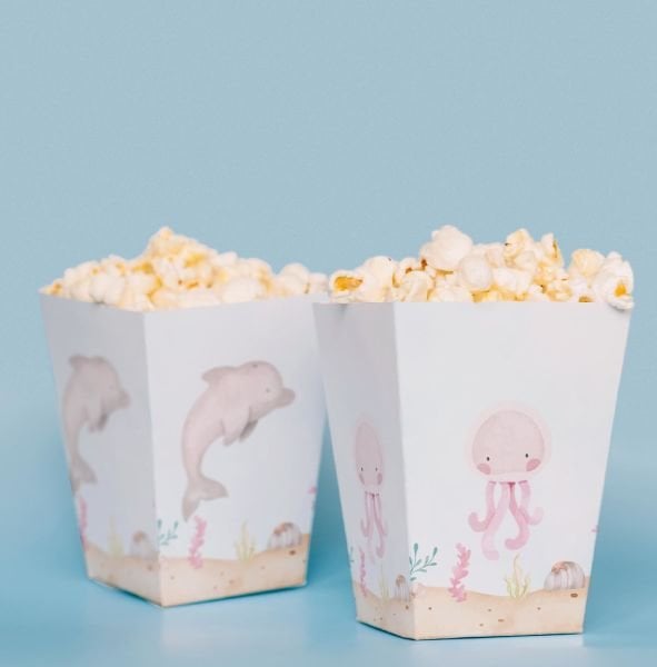 Deniz Kızı Temalı Pop Corn Kutusu