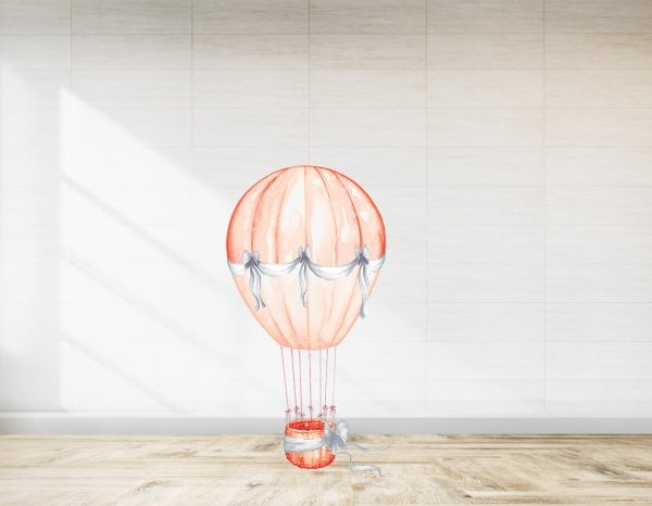 Kurdale Temalı Pembe Balon Ayaklı Pano