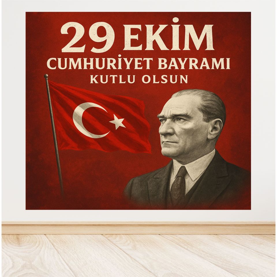 29 Ekim Cumhuriyet Bayramı Afiş