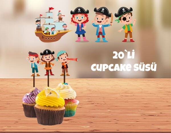 Sirk Temalı Cupcake Süsü