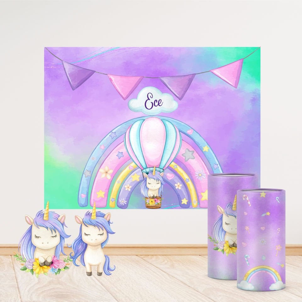 Unicorn Konseptli Mini 2 Paket
