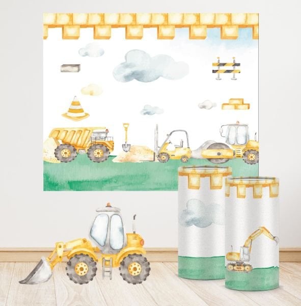 İnşaat Konseptli Mini 3 Paket