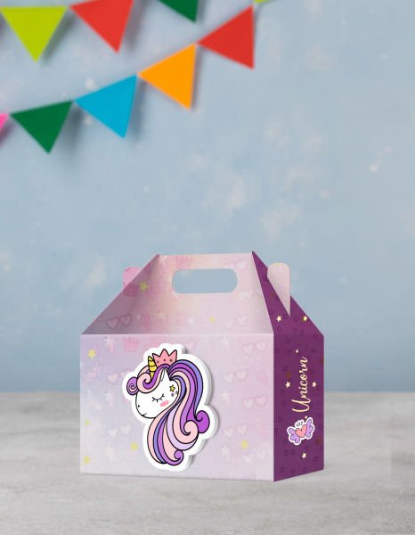 Unicorn Temalı Hediyelik Kutu
