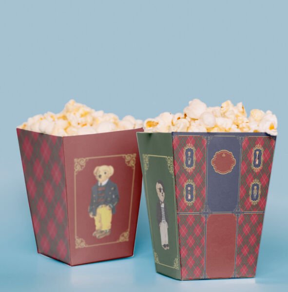 Polo Bear Temalı Pop Corn Kutusu