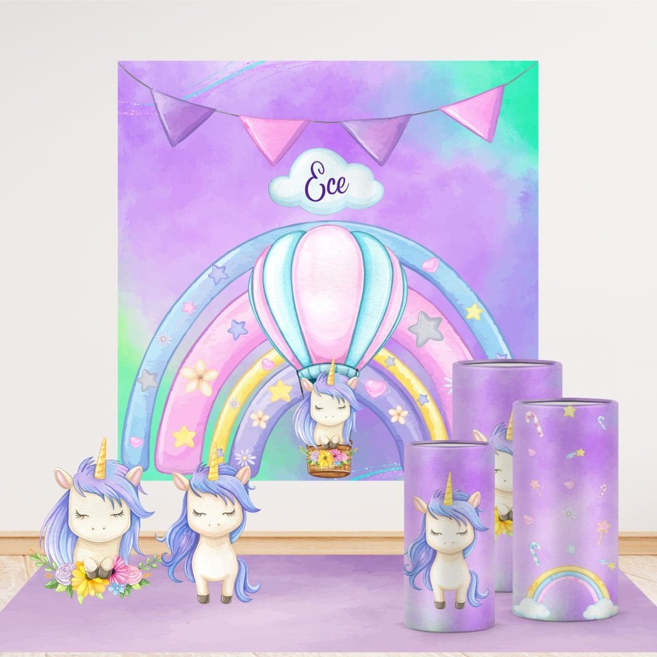 Unicorn Konseptli Mega 3 Paket