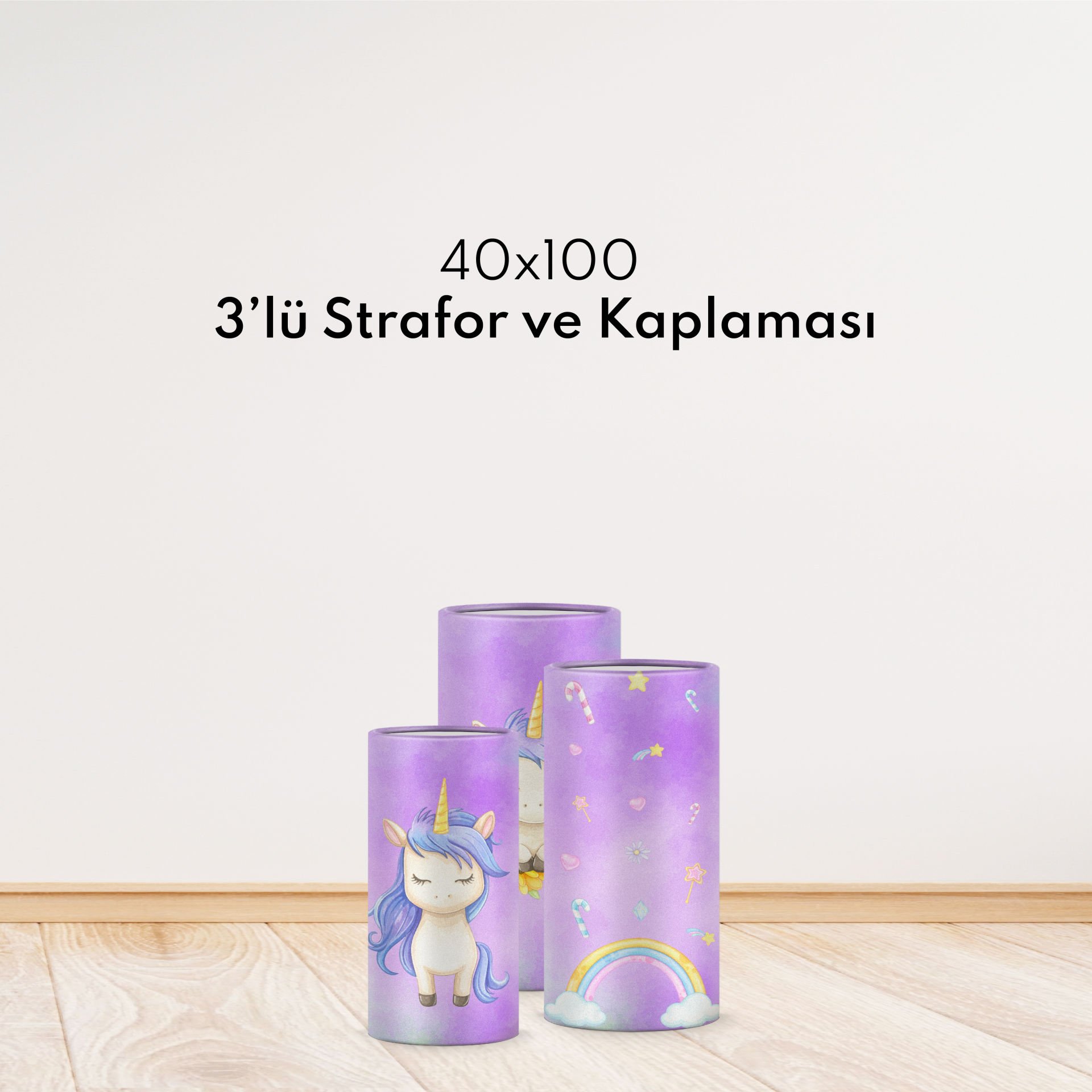Unicorn Konseptli Mega 3 Paket