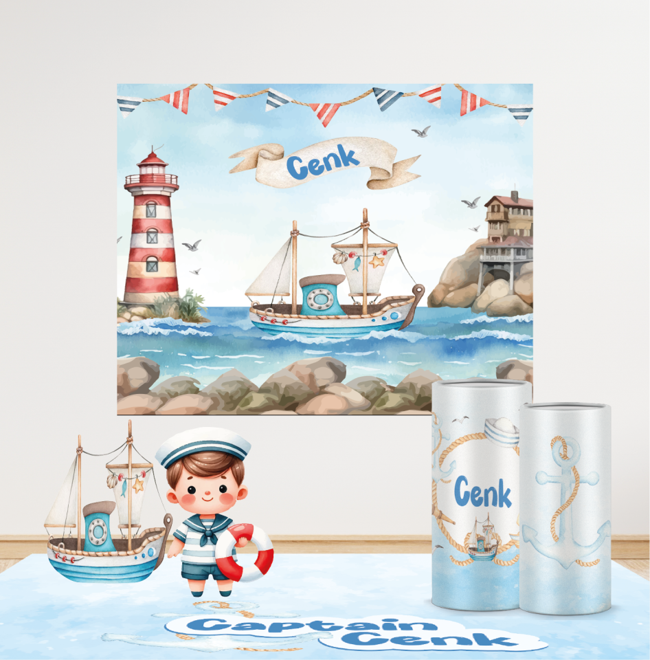 Denizci Konseptli Mini 1 Paket